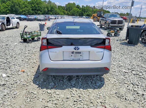JTDKAMFU2M3151644 2021 TOYOTA PRIUS Silver Вид ззаду