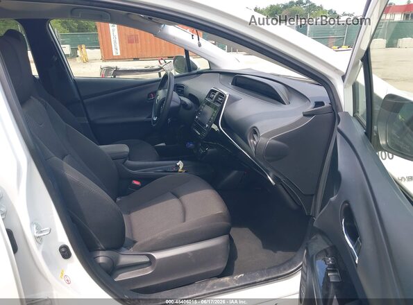 JTDKAMFU2M3152602 2021 TOYOTA PRIUS White Սալոնի դիմացի տեսք