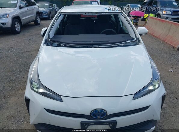 JTDKAMFU2M3152602 2021 TOYOTA PRIUS White Դիմացի տեսք