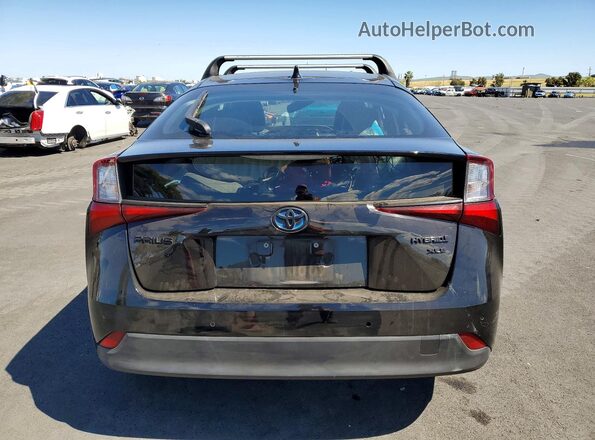 JTDKAMFU2N3166310 2022 TOYOTA PRIUS Black უკანა ხედი
