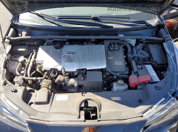 JTDKAMFU2N3166310 2022 TOYOTA PRIUS Black უკანა სალონის ხედი