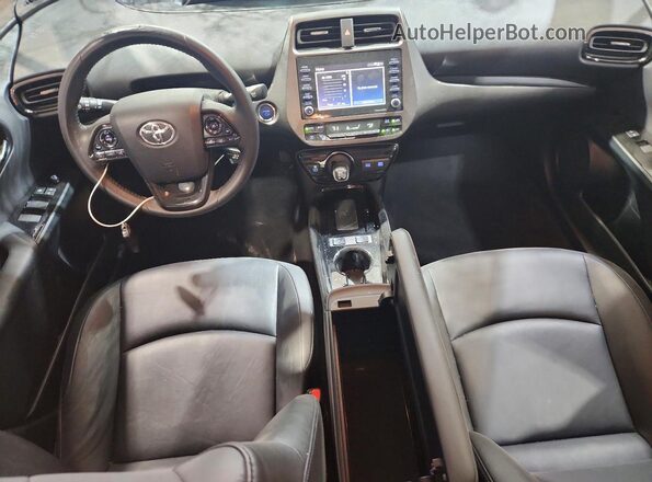 JTDKAMFU3M3127689 2021 TOYOTA PRIUS Белый Вид панели приборов