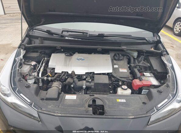 JTDKAMFU3M3141687 2021 TOYOTA PRIUS Black უკანა ხედი