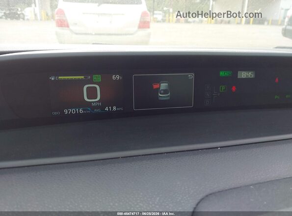 JTDKAMFU3M3147330 2021 TOYOTA PRIUS White უკანა სავარძლების ხედი