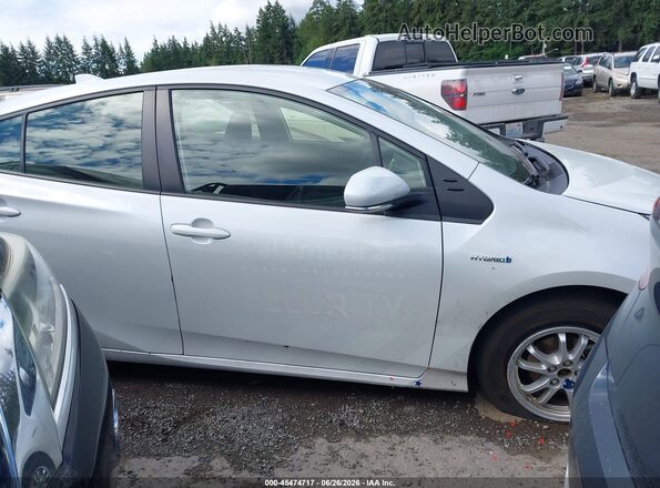 JTDKAMFU3M3147330 2021 TOYOTA PRIUS White უკანა სალონის ხედი