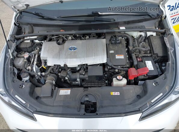 JTDKAMFU3M3147330 2021 TOYOTA PRIUS White უკანა ხედი