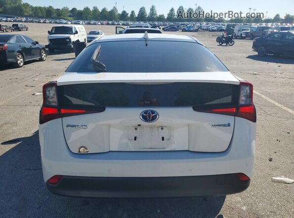JTDKAMFU3M3150177 2021 TOYOTA PRIUS White Вид ззаду