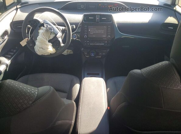 JTDKAMFU3M3150177 2021 TOYOTA PRIUS White Вид панелі приладів