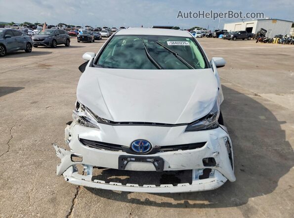 JTDKAMFU3M3151667 2021 TOYOTA PRIUS White Front view