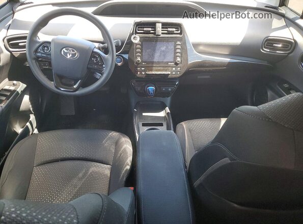 JTDKAMFU3N3179342 2022 TOYOTA PRIUS Black Առջևի վահանակի տեսք