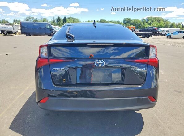 JTDKAMFU3N3179342 2022 TOYOTA PRIUS Black Հետևի տեսք
