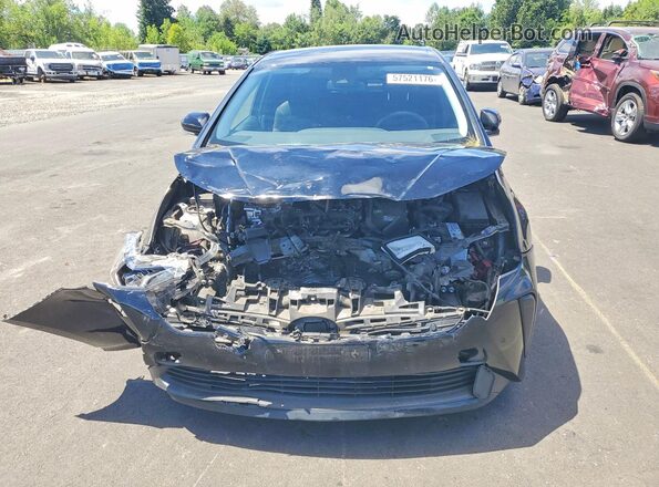 JTDKAMFU3N3179342 2022 TOYOTA PRIUS Black Դիմացի տեսք