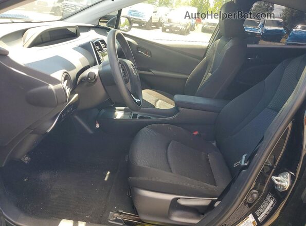 JTDKAMFU3N3179342 2022 TOYOTA PRIUS Black Սալոնի դիմացի տեսք