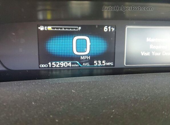JTDKAMFU4M3127846 2021 TOYOTA PRIUS Blue Vista del cuadro de instrumentos