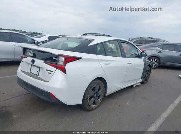 JTDKAMFU4M3128401 2021 TOYOTA PRIUS White Հետևի աջ