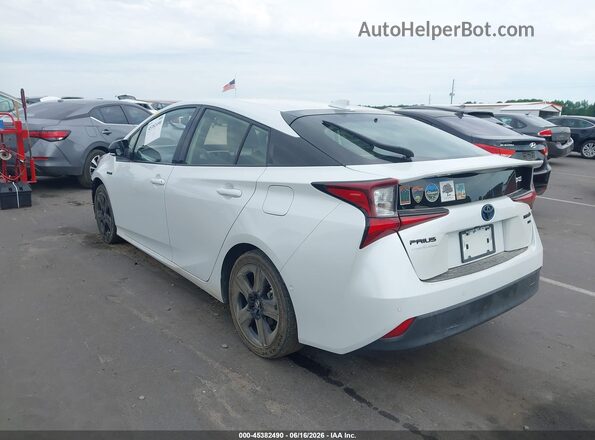 JTDKAMFU4M3128401 2021 TOYOTA PRIUS White Հետևի ձախ