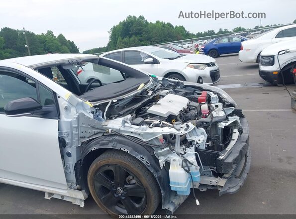 JTDKAMFU4M3128401 2021 TOYOTA PRIUS White Դիմացի տեսք