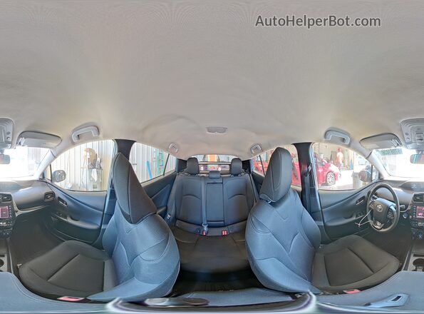 JTDKAMFU4M3140662 2021 TOYOTA PRIUS Blue Вид наклейки з VIN-кодом