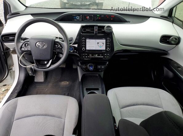 JTDKAMFU4M3147370 2021 TOYOTA PRIUS White 