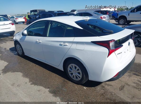 JTDKAMFU4M3149037 2021 TOYOTA PRIUS White უკანა მარცხენა