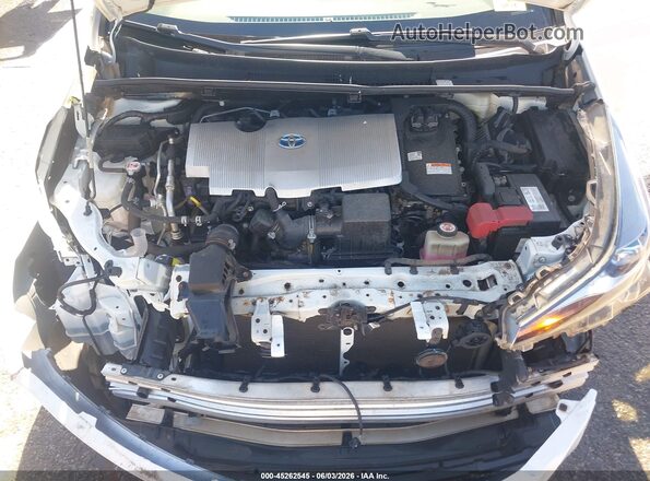 JTDKAMFU4M3149037 2021 TOYOTA PRIUS White უკანა ხედი
