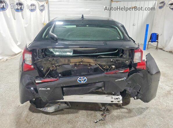 JTDKAMFU4N3181584 2022 TOYOTA PRIUS Black Вид ззаду