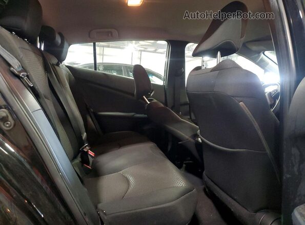 JTDKAMFU4N3181584 2022 TOYOTA PRIUS Black Вид задніх сидінь