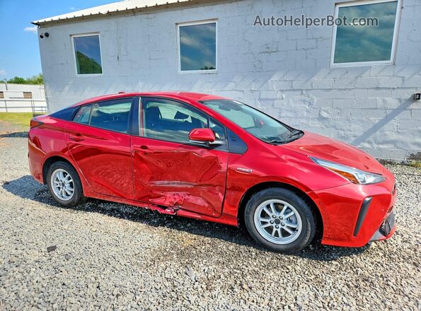 JTDKAMFU4N3186297 2022 TOYOTA PRIUS Red Передня права чверть