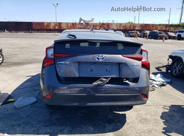 JTDKAMFU5M3132277 2021 TOYOTA PRIUS Gray 