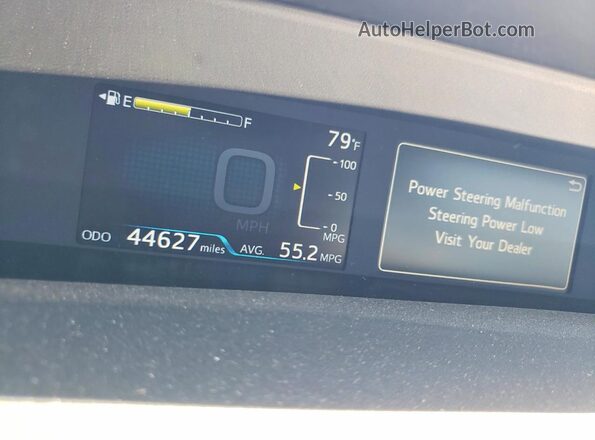 JTDKAMFU5M3132277 2021 TOYOTA PRIUS Gray 