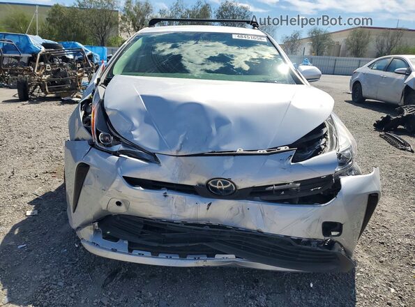 JTDKAMFU5M3139715 2021 TOYOTA PRIUS Серебряный Вид спереди
