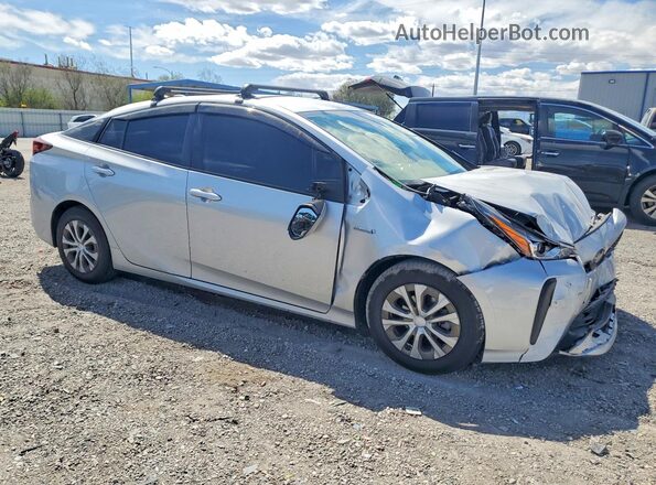 JTDKAMFU5M3139715 2021 TOYOTA PRIUS Серебряный Передняя правая четверть