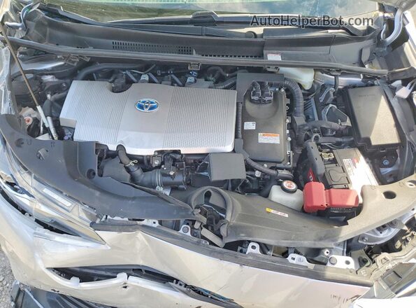 JTDKAMFU5M3139715 2021 TOYOTA PRIUS Серебряный Вид подкапотного пространства