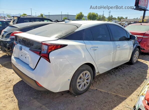 JTDKAMFU5M3151640 2021 TOYOTA PRIUS White Rear right