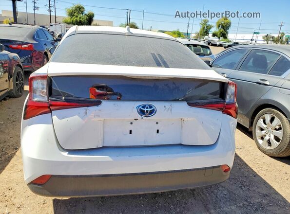 JTDKAMFU5M3151640 2021 TOYOTA PRIUS White Rear view