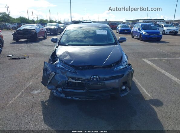 JTDKAMFU5N3178015 2022 TOYOTA PRIUS Black Вид щитка приладів