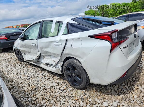 JTDKAMFU6M3127394 2021 TOYOTA PRIUS White უკანა მარცხენა