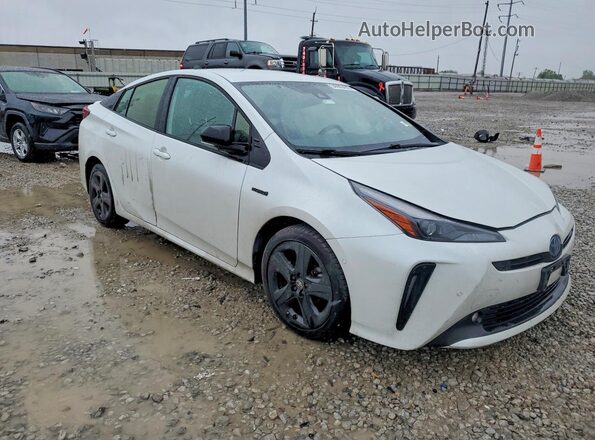 JTDKAMFU6M3127394 2021 TOYOTA PRIUS White წინა მარჯვენა