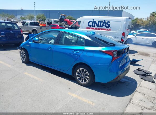 JTDKAMFU6M3130179 2021 TOYOTA PRIUS Blue უკანა მარცხენა