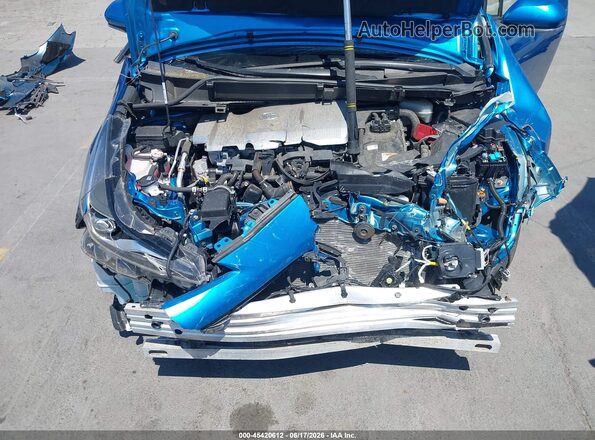 JTDKAMFU6M3130179 2021 TOYOTA PRIUS Blue უკანა ხედი