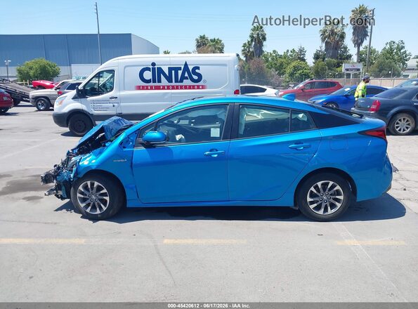 JTDKAMFU6M3130179 2021 TOYOTA PRIUS Blue 