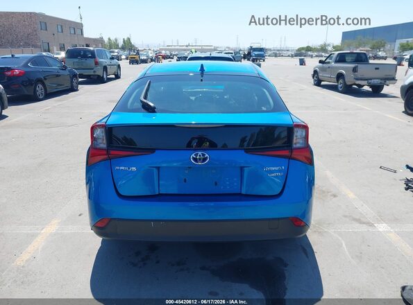 JTDKAMFU6M3130179 2021 TOYOTA PRIUS Blue 