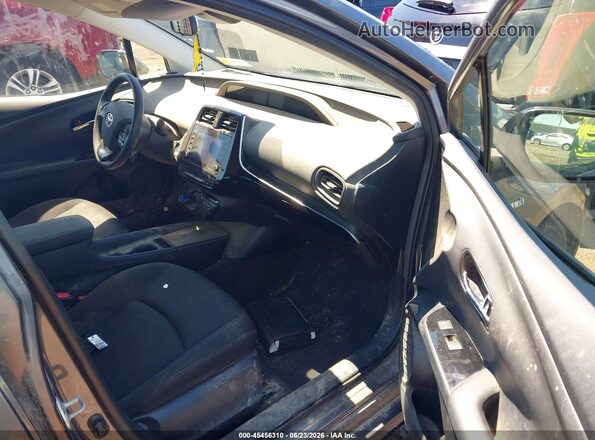 JTDKAMFU6M3134054 2021 TOYOTA PRIUS Gray წინა სალონის ხედი