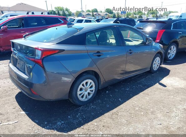 JTDKAMFU6M3134054 2021 TOYOTA PRIUS Gray უკანა მარჯვენა