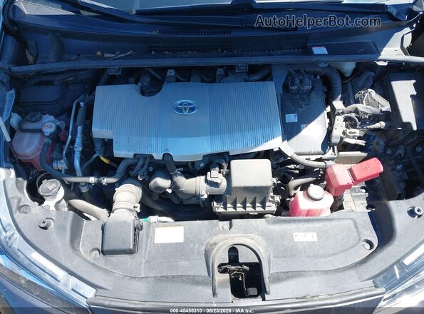 JTDKAMFU6M3134054 2021 TOYOTA PRIUS Gray უკანა ხედი