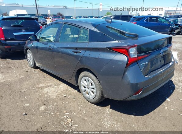 JTDKAMFU6M3134054 2021 TOYOTA PRIUS Gray უკანა მარცხენა