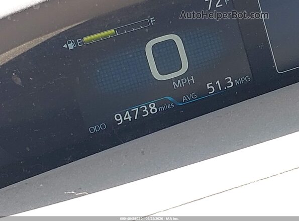 JTDKAMFU6M3134054 2021 TOYOTA PRIUS Gray 