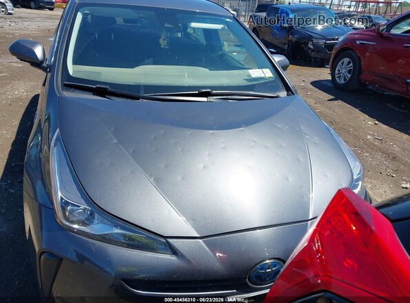 JTDKAMFU6M3134054 2021 TOYOTA PRIUS Gray ხელსაწყოთა პანელის ხედი