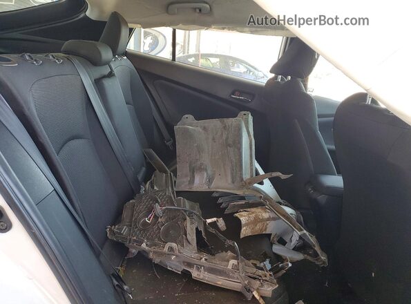 JTDKAMFU6M3151601 2021 TOYOTA PRIUS White Հետևի նստատեղերի տեսք