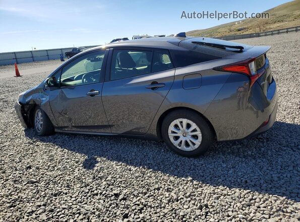 JTDKAMFU7M3130465 2021 TOYOTA PRIUS Charcoal Задня ліва чверть